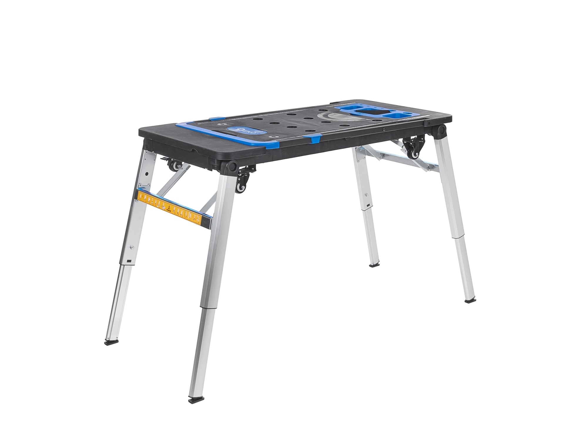 Banco da lavoro pieghevole-tavolo da lavoro portatile-multifunzione 7 in 1 Geko regolabile in altezza-carrello da trasporto con rotelle-carrello a mano per officina garage domestico