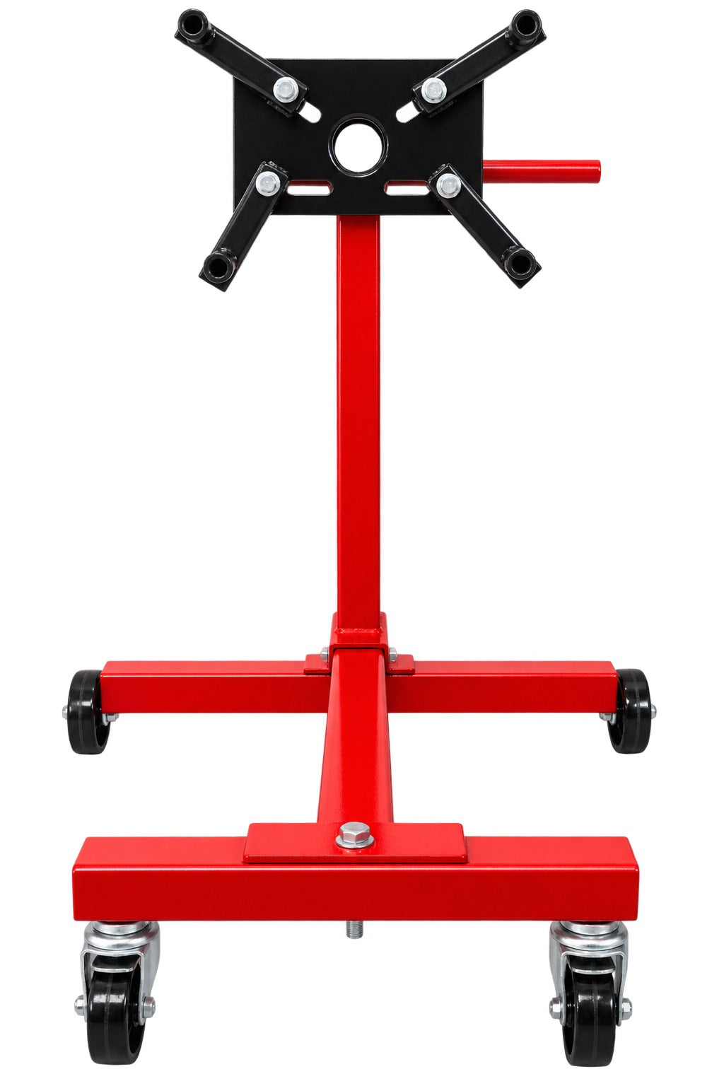 Cavalletto porta motore girevole, supporto per cambio, rotazione 360 gradi, 4 bracci di montaggio carrello professionale carico massimo 450 kg Gebo Tools