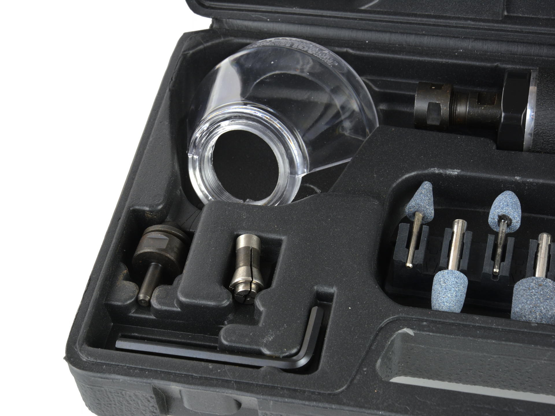 Kit per smerigliatrice pneumatica, mini smerigliatrice dritta per riparazione pneumatici e altre applicazioni, con accessori, 10 pezzi