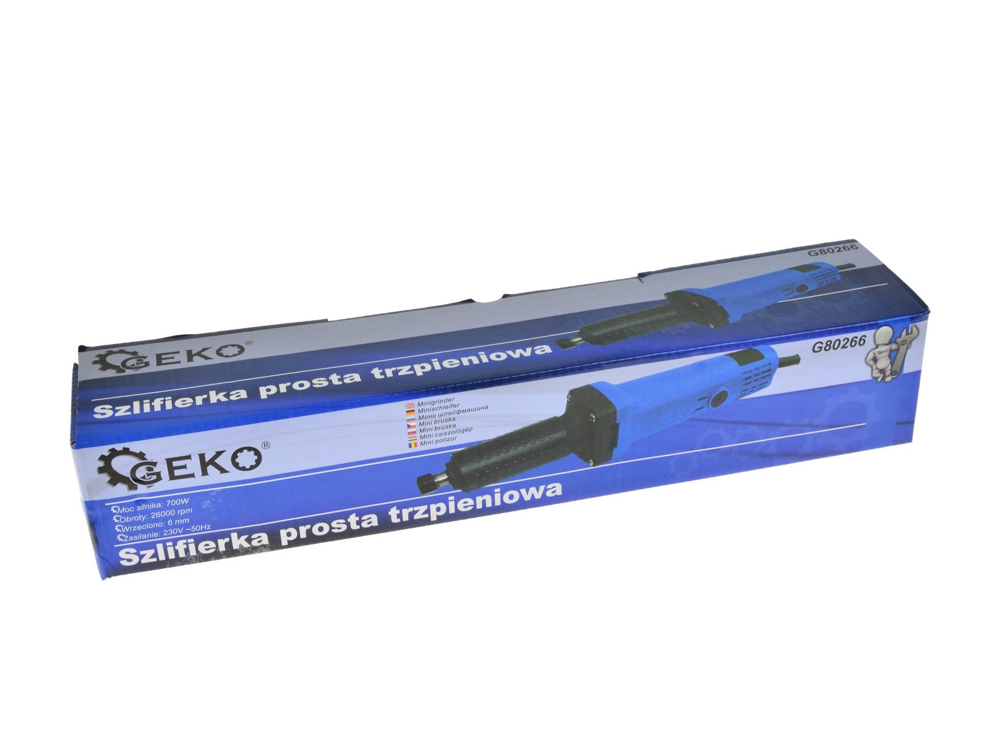 Smerigliatrice assiale dritta diritta elettrica con regola di velocità, 700 W, smerigliatrice dritta