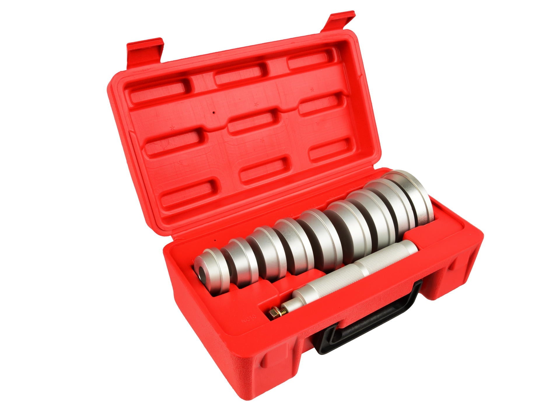 Pressa per montaggio cuscinetti e paraoli auto 39,5–81 mm Geko
