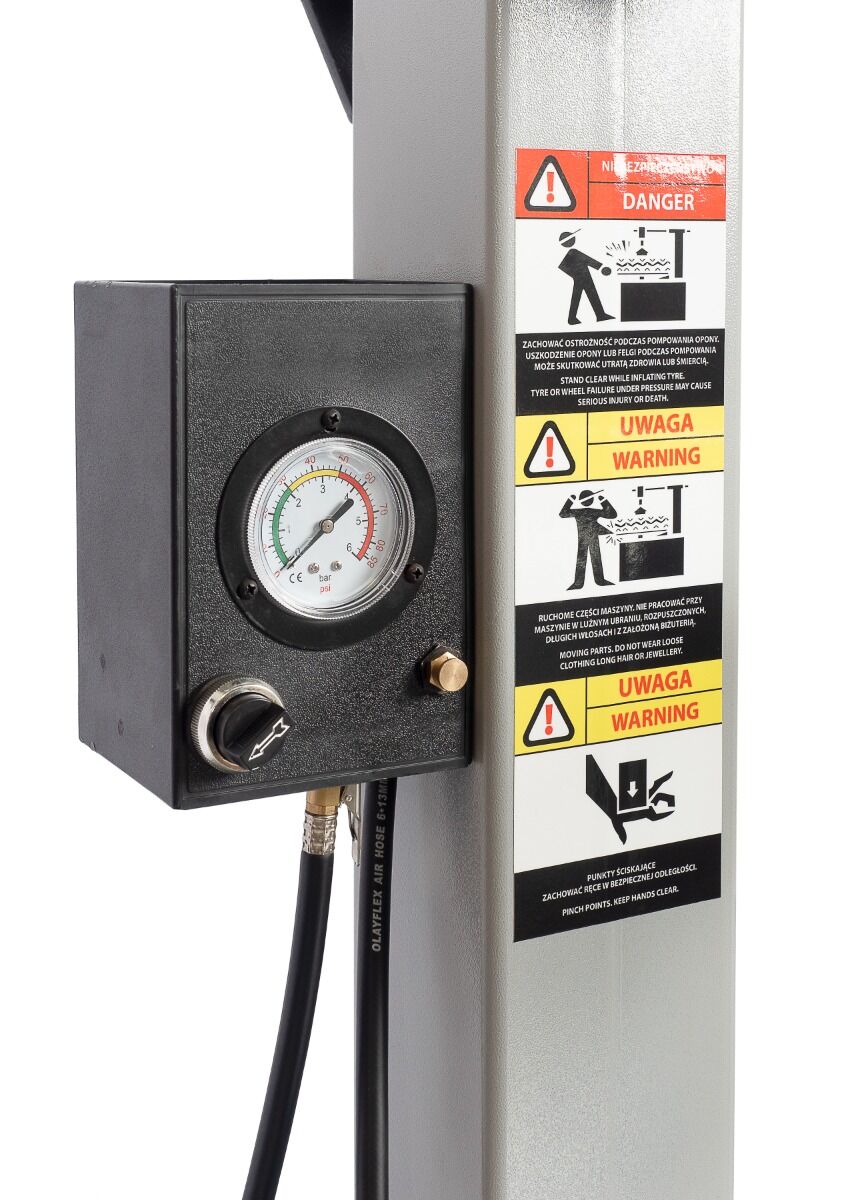 Smontagomme automatico braccio ausiliare RUN FLAT 24” 380 v Invento