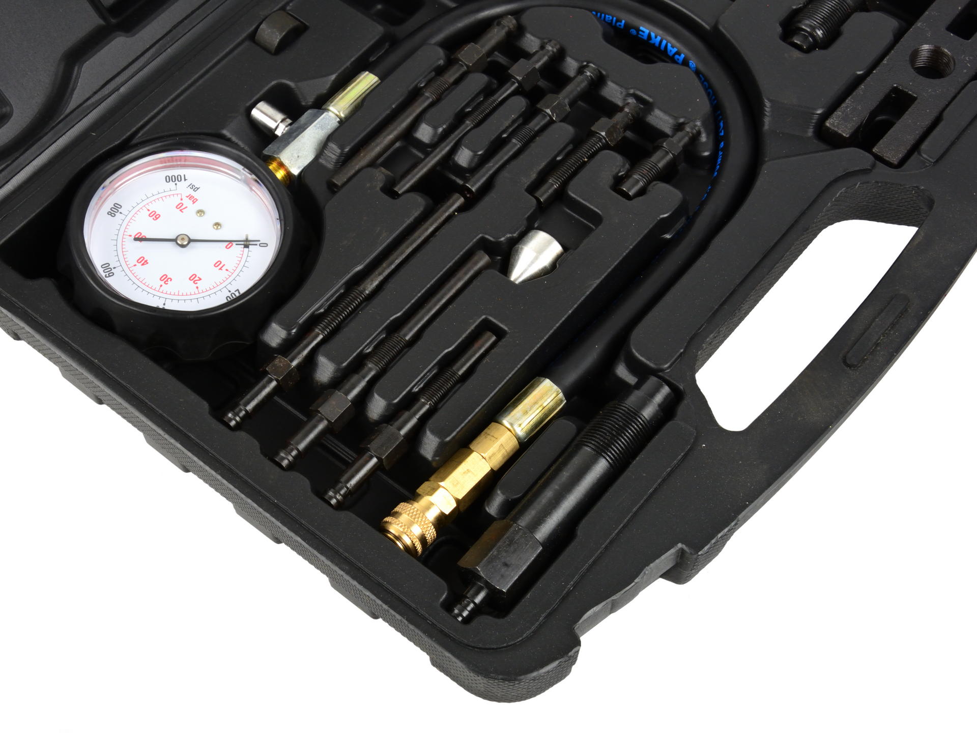 Kit di strumenti tester per compressione, motore diesel, per auto, 0-70 bar, manometro di compressione, strumento diagnostica cilindro, Gebo Tools