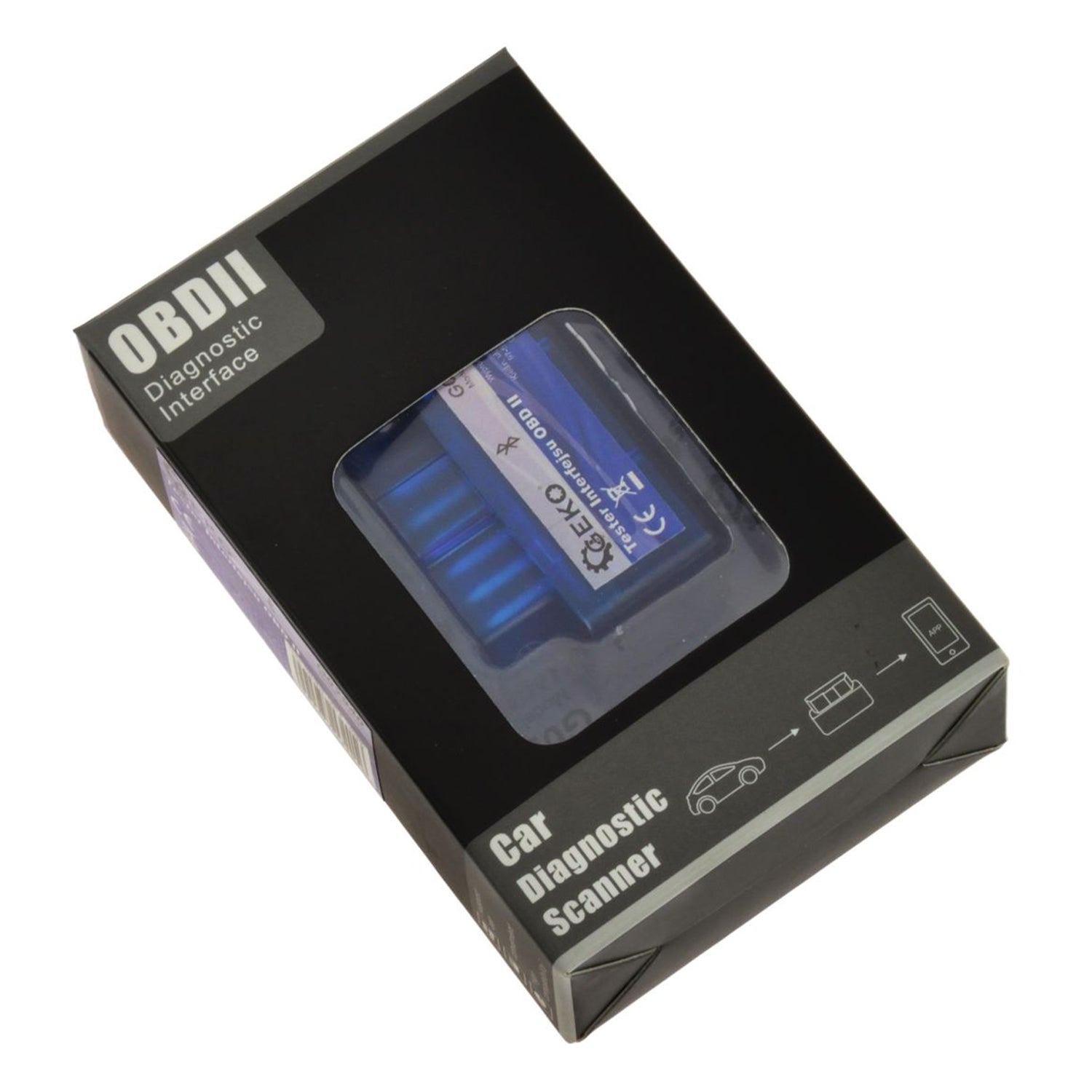 Interfaccia bluetooth OBD-II OBD2 ELM327 auto diagnostic scan tool, mini scanner bluetooth per sistema Android, sistema Symbian, computer Windows XP e Windows 7 a 32 bit