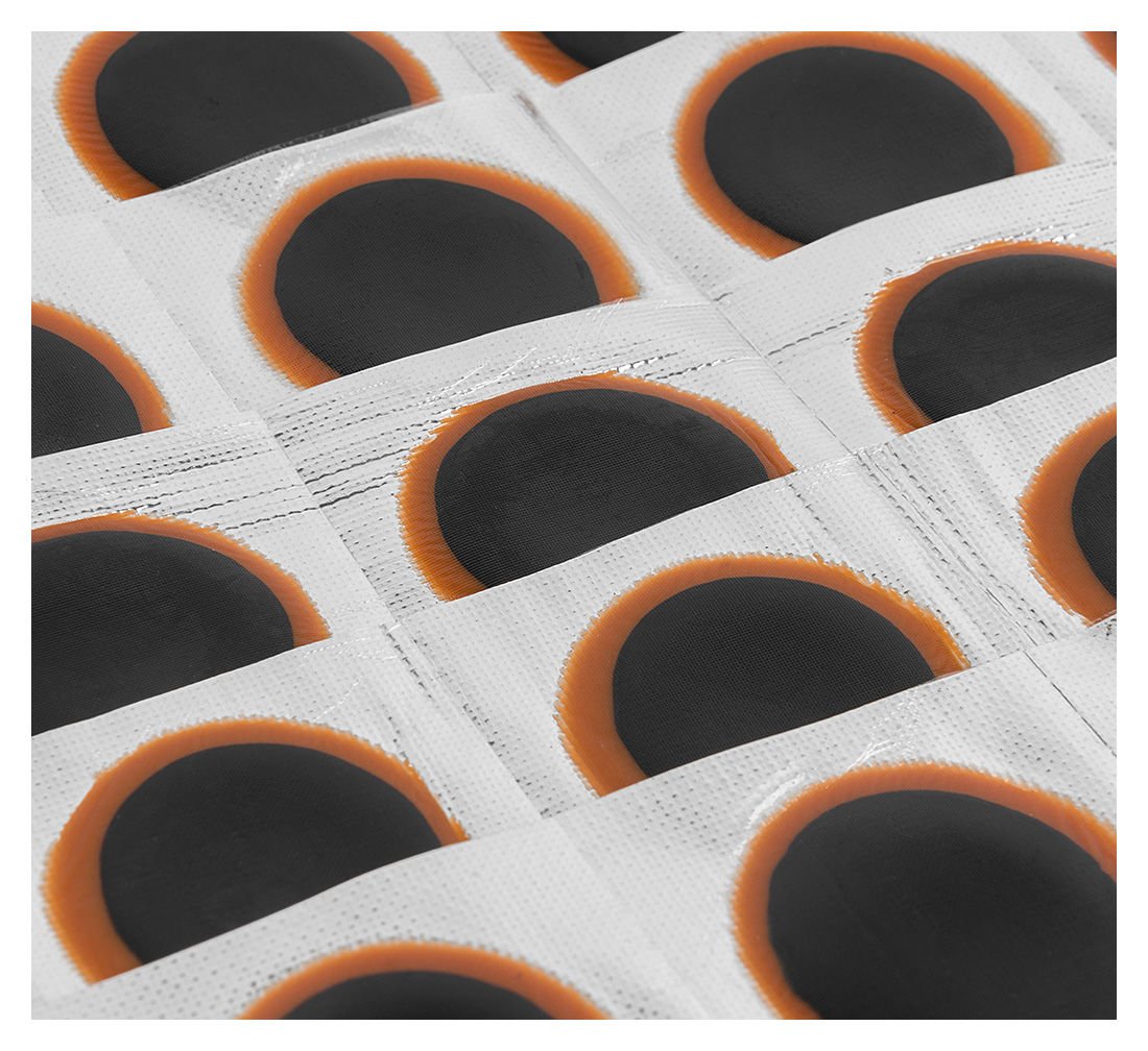Toppe di riparazione pneumatici e vulcanizzazione 30mm 36 pezzi
