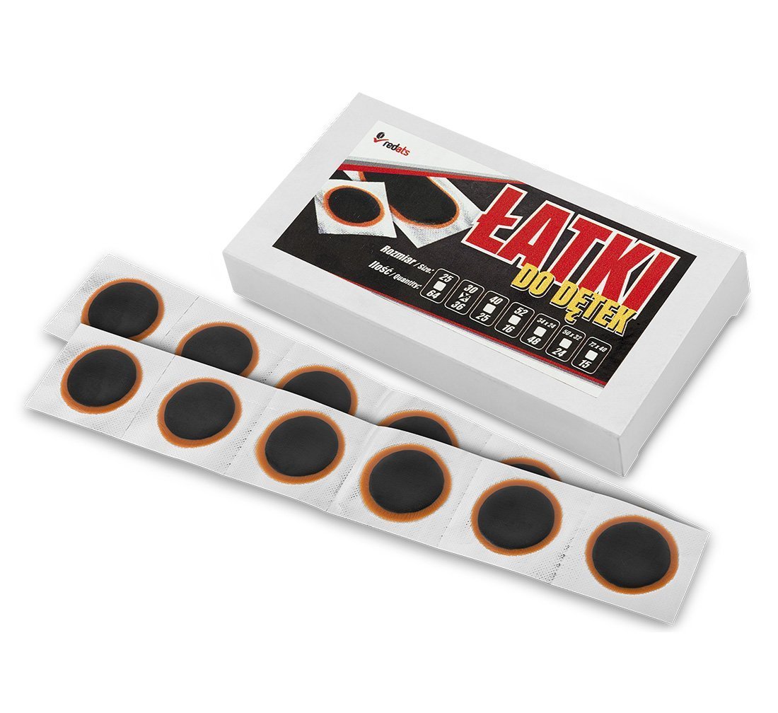 Toppe di riparazione pneumatici e vulcanizzazione 30mm 36 pezzi