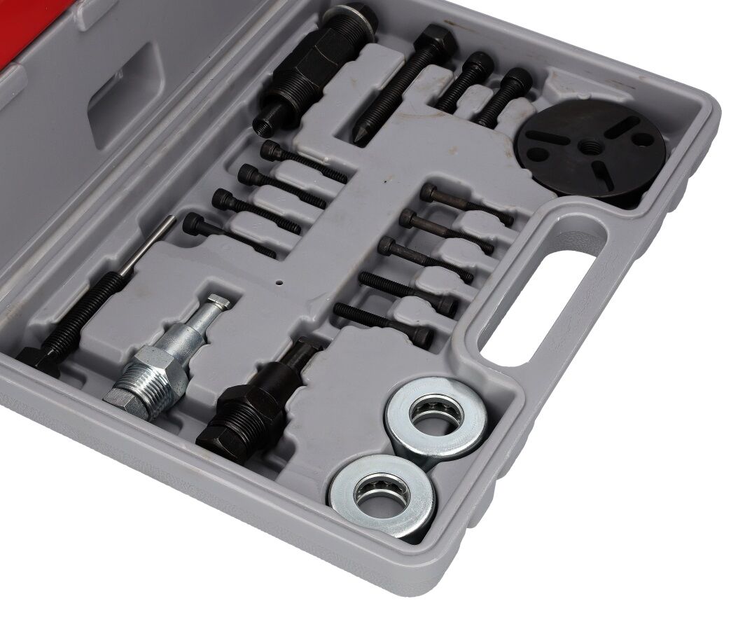 Strumento di della frizione del condizionatore, d'aria frizione del compressore, A/C rimuovere frizione del compressore, strumento a 3 fori per la riparazione dell'aria condizionata per auto con viti