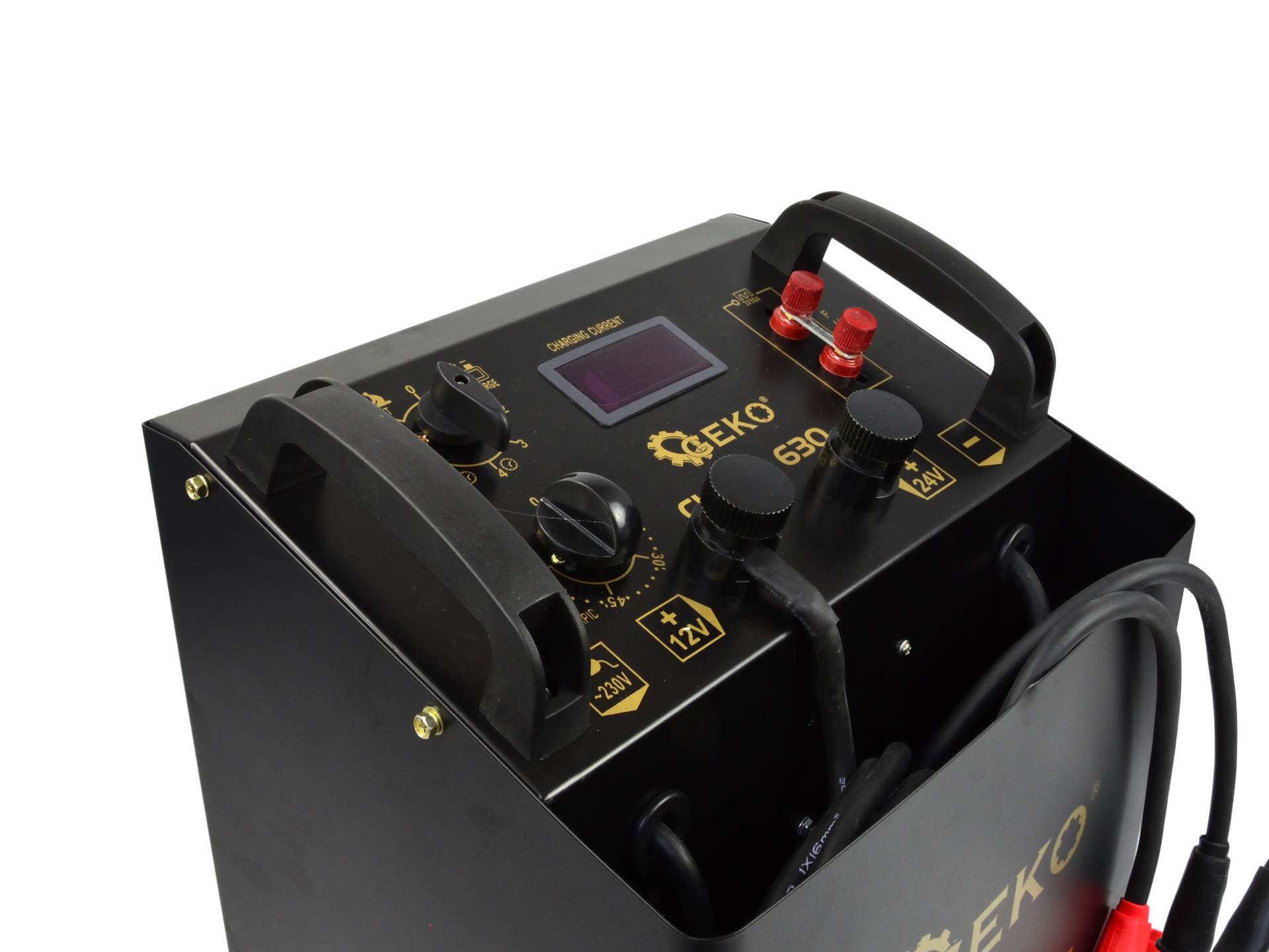 Caricabatterie auto portatile 550 A Class 630 avviatore di emergenza con cavi di avviamento per auto e moto