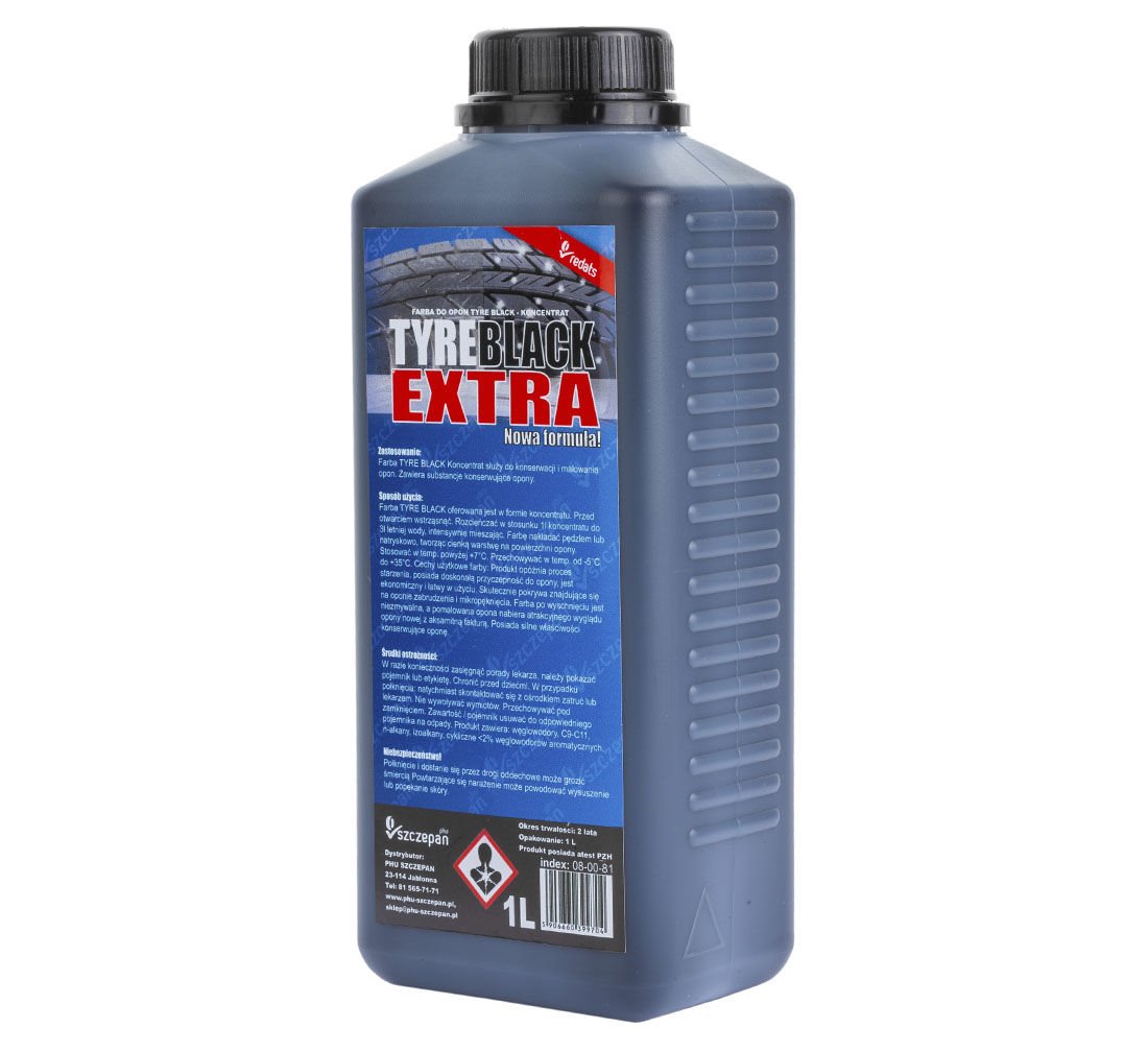 Vernice per pneumatici auto , Black Tyre 1 litro