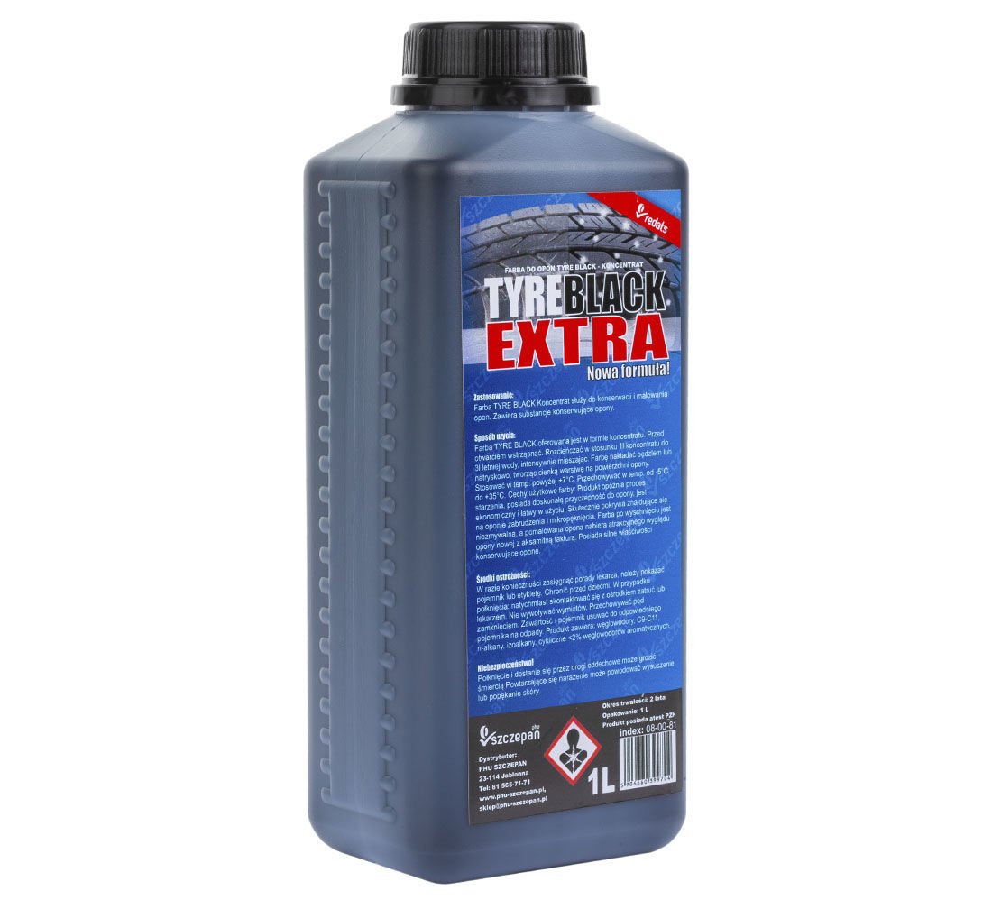 Vernice per pneumatici auto , Black Tyre 1 litro