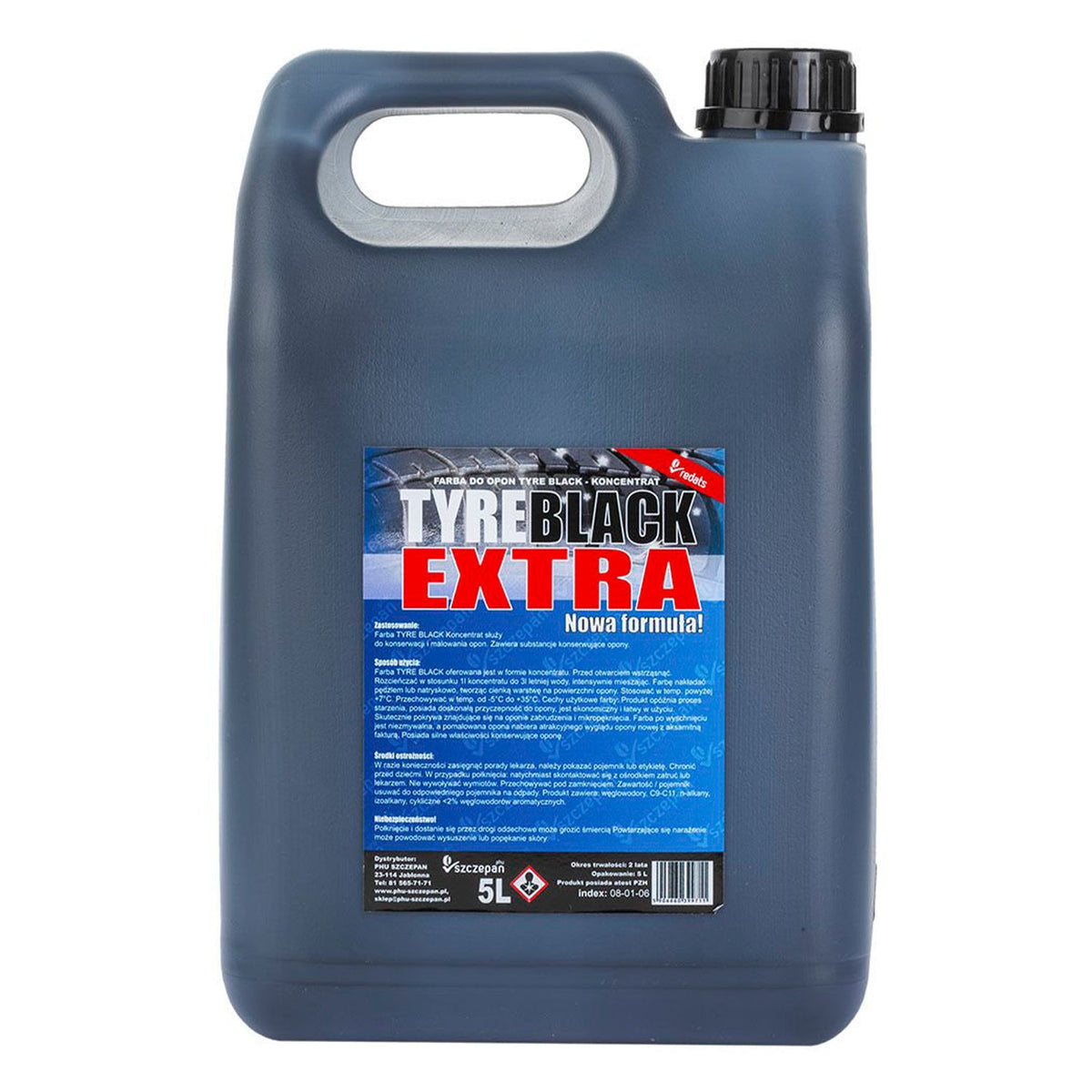 Vernice per pneumatici auto , Black Tyre 5 litri