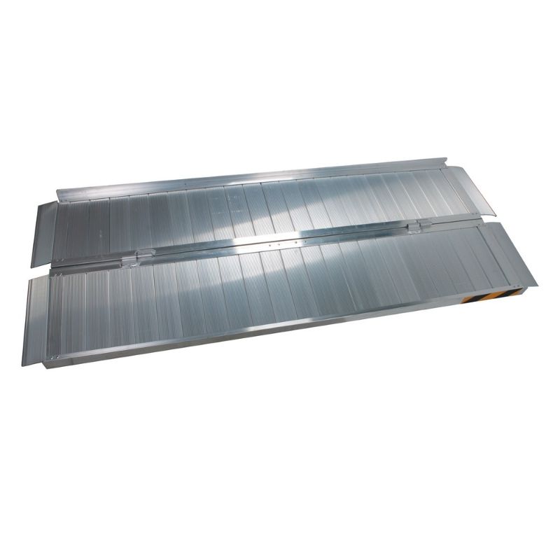 Rampa pieghevole, lunghezza 184 cm, portata 270 kg, larghezza 74,5 cm, rampa portatile in alluminio, Torso Olanda