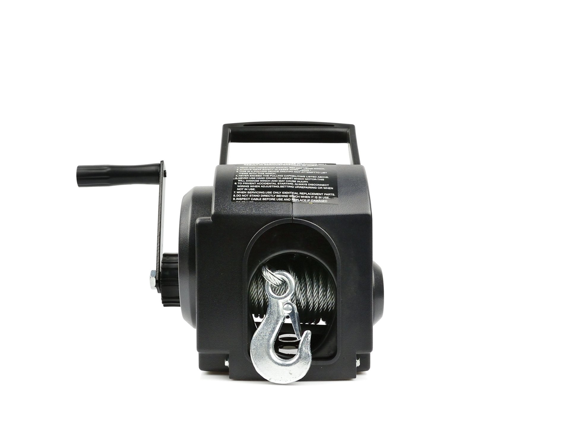 Verricello elettrico, portata massima 2000 lb / 907 kg, cavo in acciaio da 200 cm, ideale per traino auto, 12 V