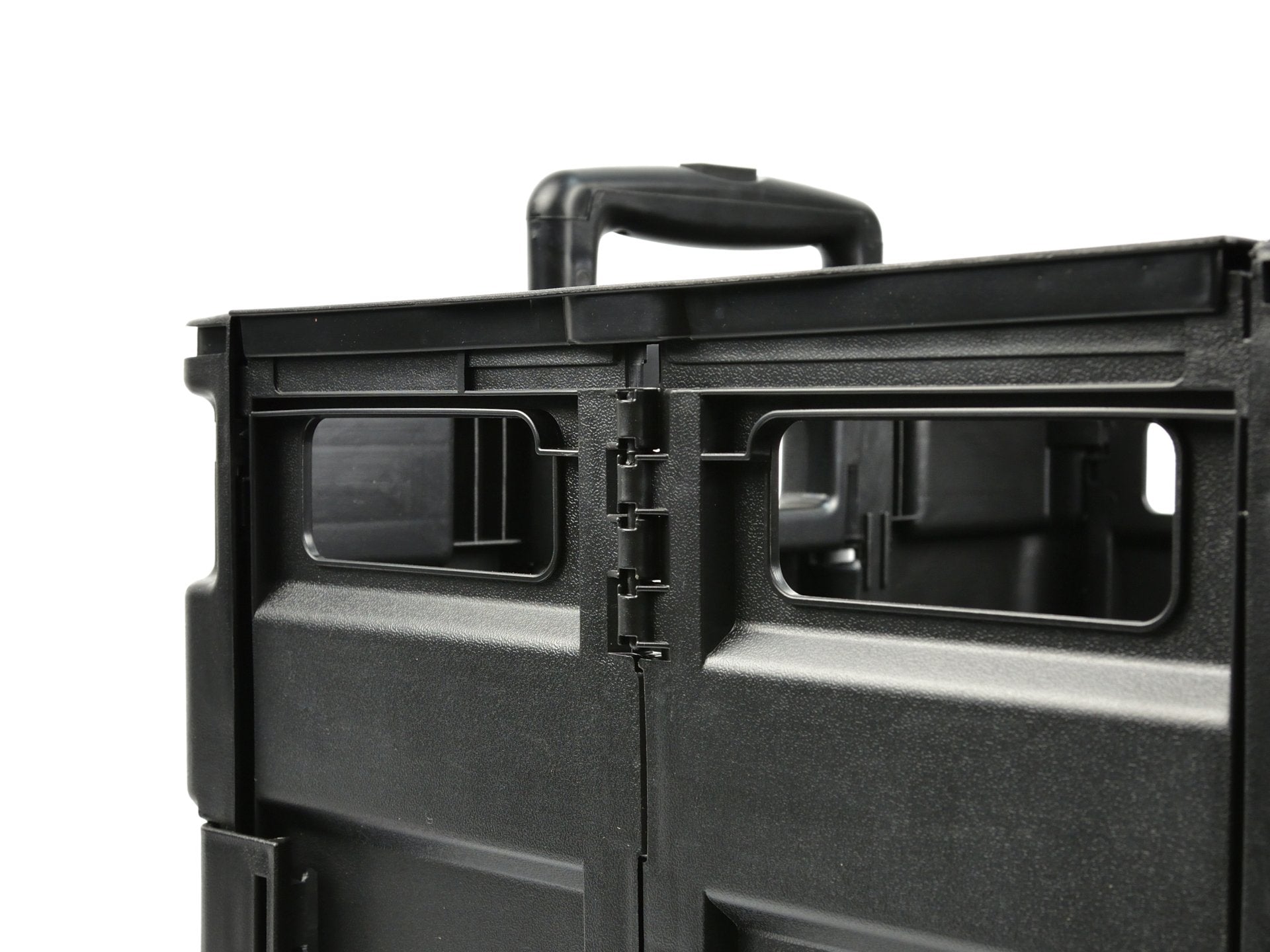Carrello pieghevole, trolley porta oggetti con 2 ruote richiudibile per trasporto con manico telescopico in alluminio, capacità 35 kg Geko