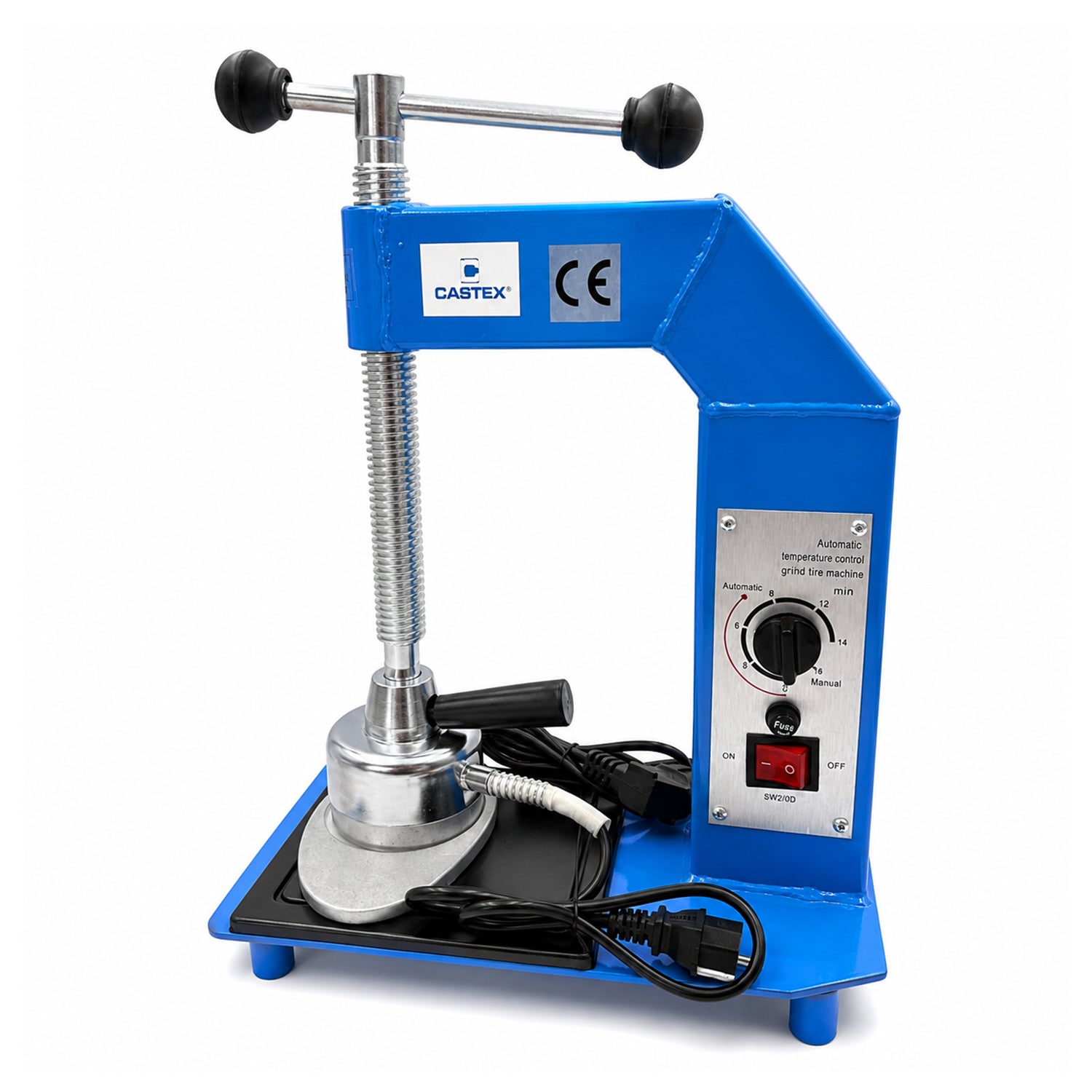 Vulcanizzatrice a caldo manuale portatile per la riparazione di tutti i pneumatici in qualsiasi luogo, termopressa per vulcanizzazione, modello 2
