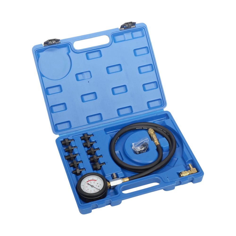 Misuratore pressione olio, tester strumento di misurazione olio, set per test pressione dell'olio, 0 - 10bar (0 - 140psi), modello 1