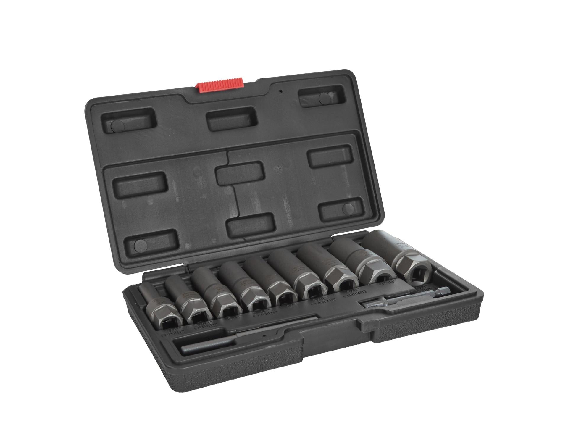 Set chiavi a bussola lunghe, kit bussole in acciaio Cr-Mo 6–19 mm