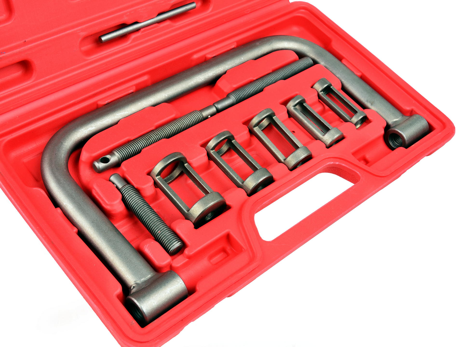 Set universale tenditore molla sospensioni, set per montaggio smontaggio ammortizzatori, smonta molle, auto attrezzo per ammortizzatori