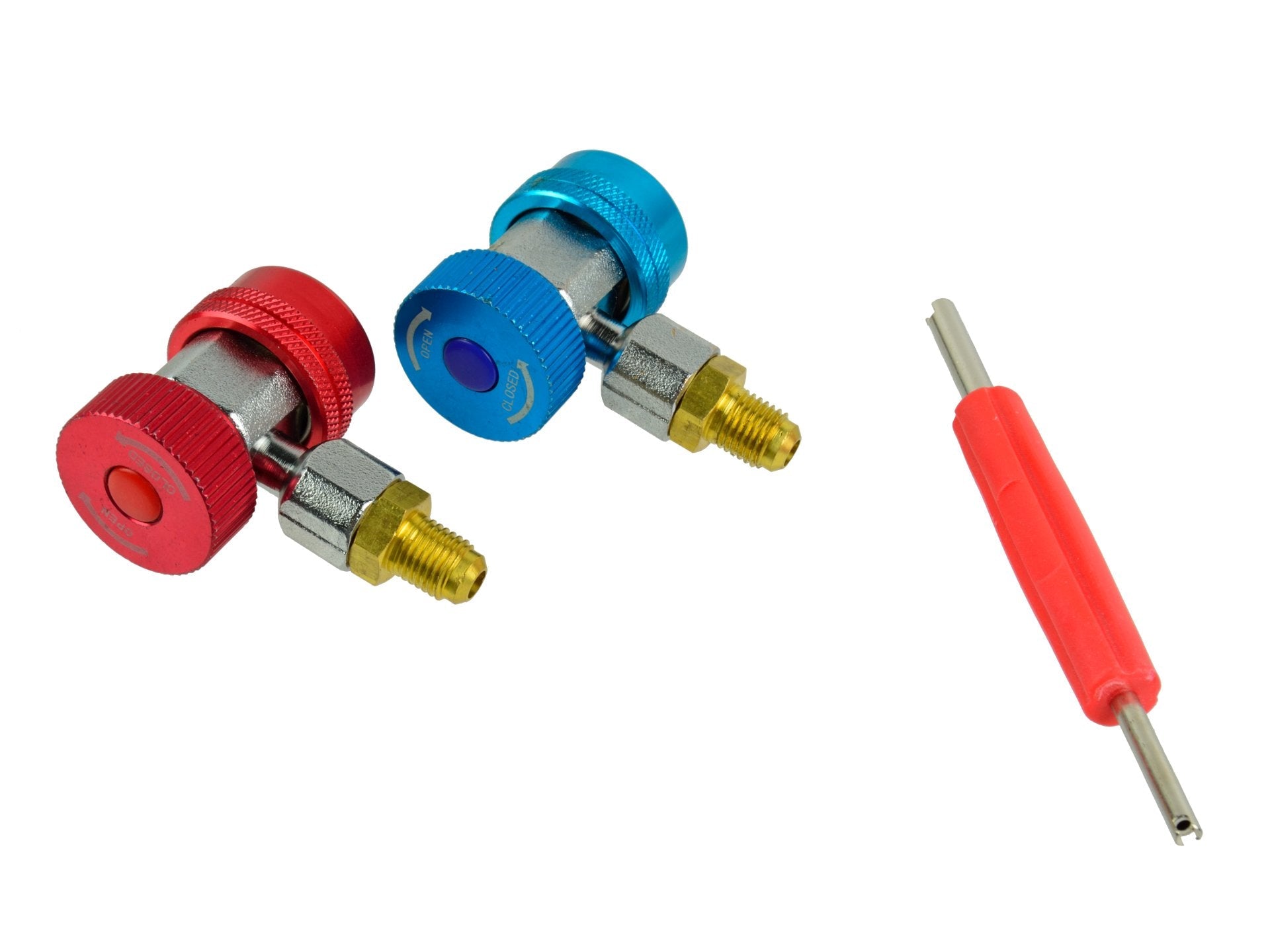 Pompa vuoto per condizionatori con kit manometri condizionatori, kit ricarica aria condizionata per refrigeranti, kit set manometro per diagnosi gas condizionatori di aria e auto