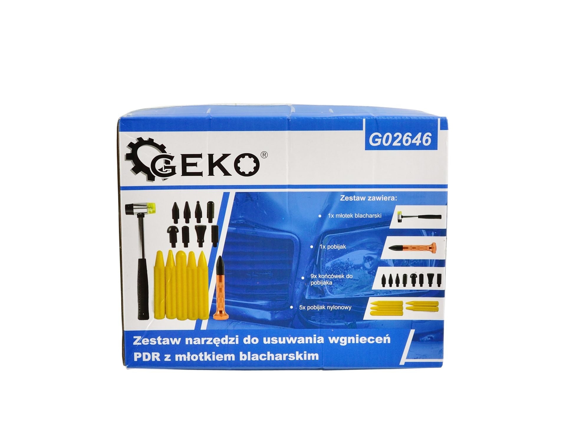 Set strumenti di riparazione ammaccatura senza vernice, kit di riparazione di grandine, set di estrattori per la rimozione di ammaccature senza vernice, kit riparazione ammaccature carrozzeria auto, 15 pezzi