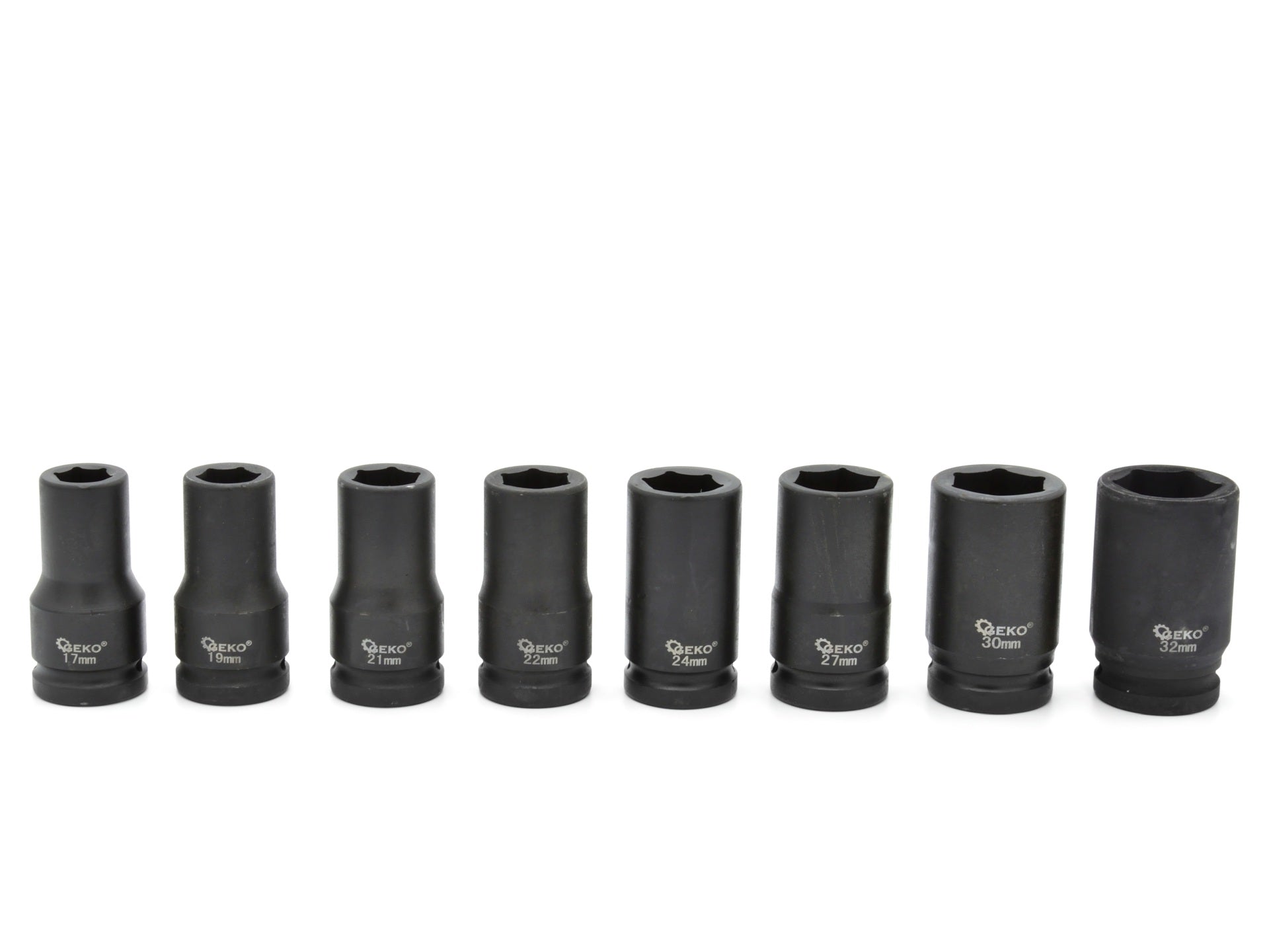 Set bussole a impatto 3/4" pollice, 17-32 mm bussole-boccole a impulsi profonde 8 pz, per riparazioni auto e cambio gomme