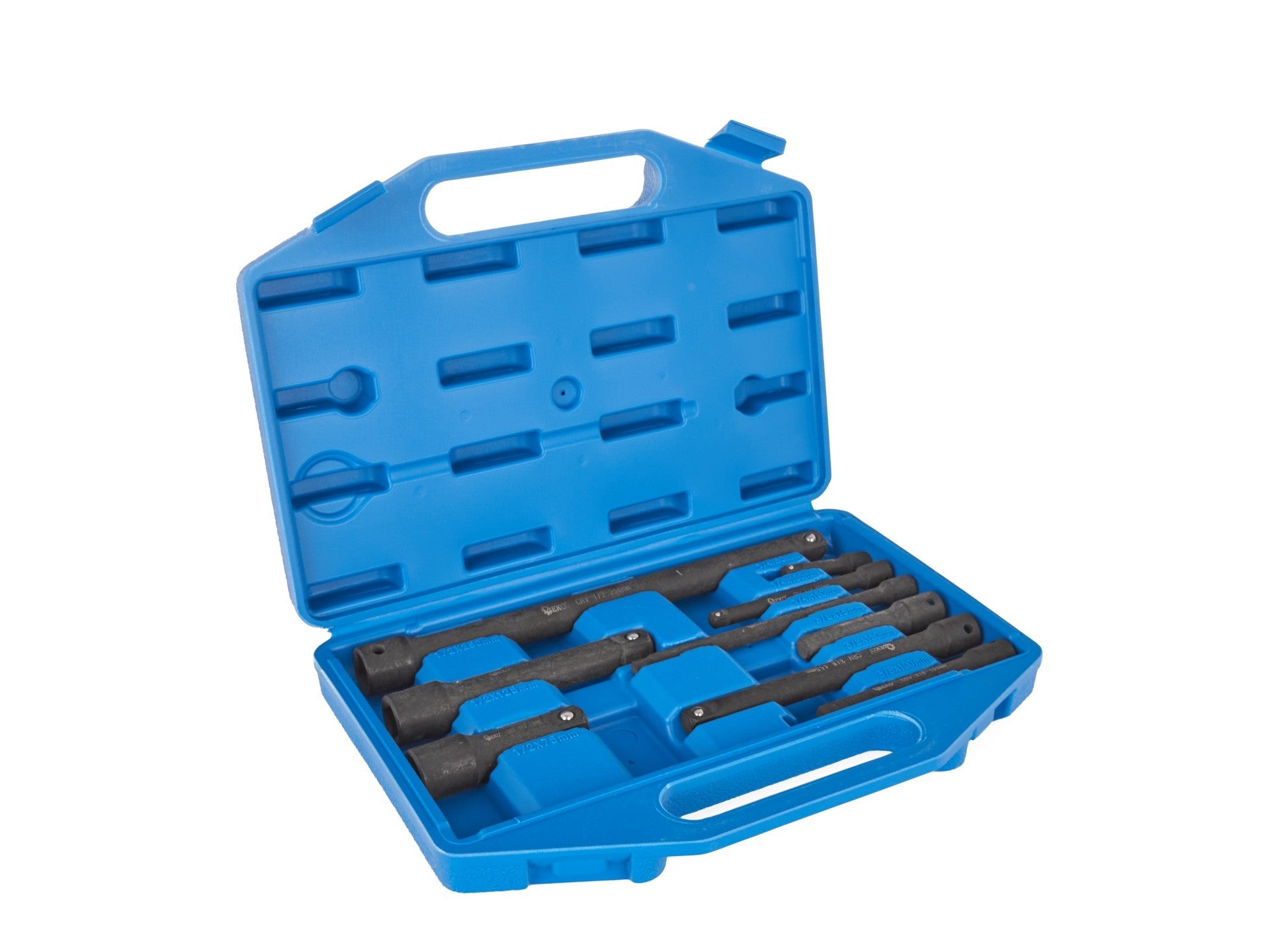 Set di prolunghe per chiave a bussola a impatto, estensioni, adattatore, giunto cardanico, raccordi per auto e industriali, 9 pezzi 1/4 3/8 1/2" pollice