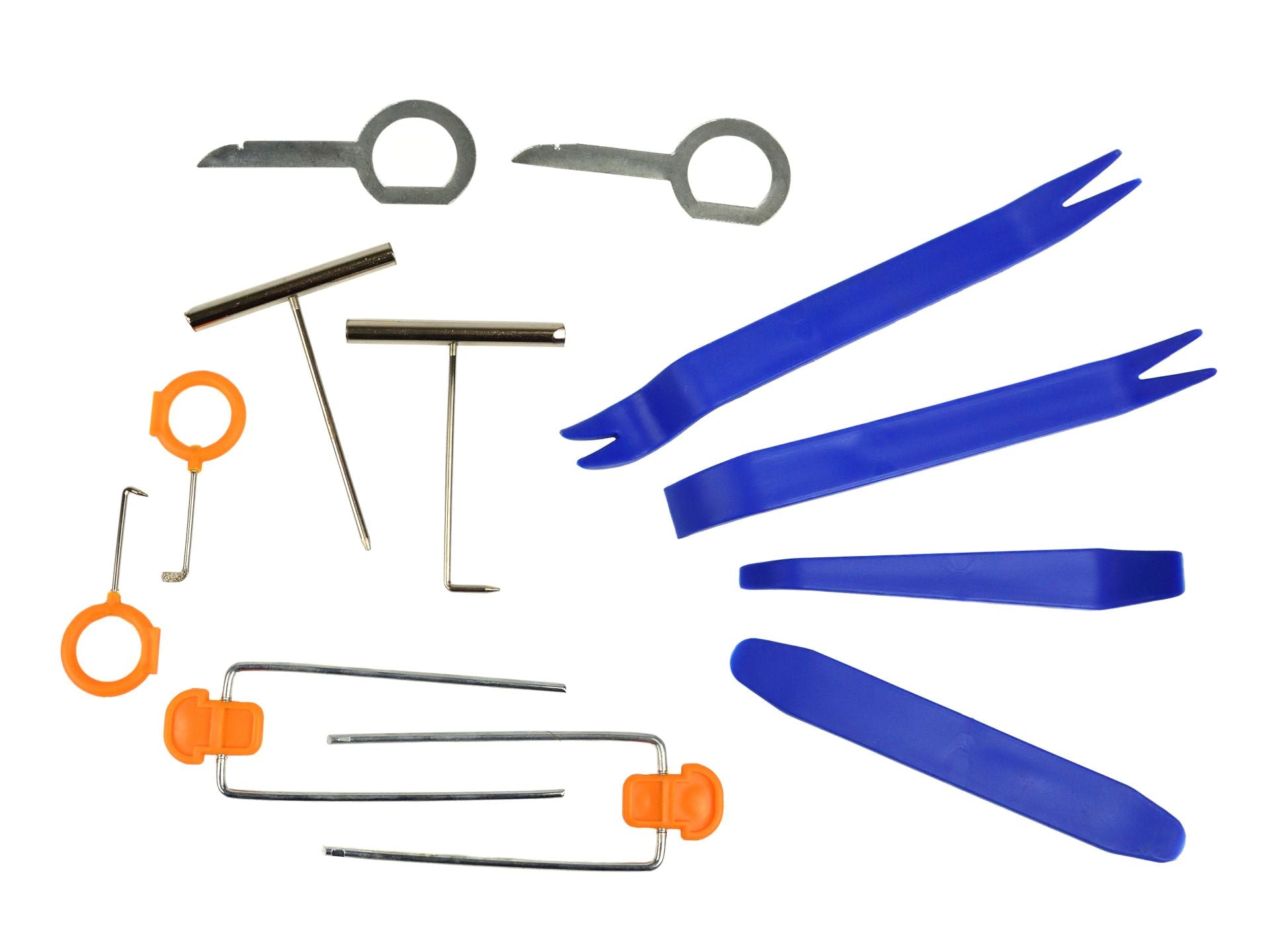 Leve plastica smontaggio auto, 12pcs kit smontaggio pannelli auto con strumento di smontaggio del dispositivo fissaggio aggiornamento, utilizzato per smontare pannello interno auto radio, kit di montaggio autoradio, Geko
