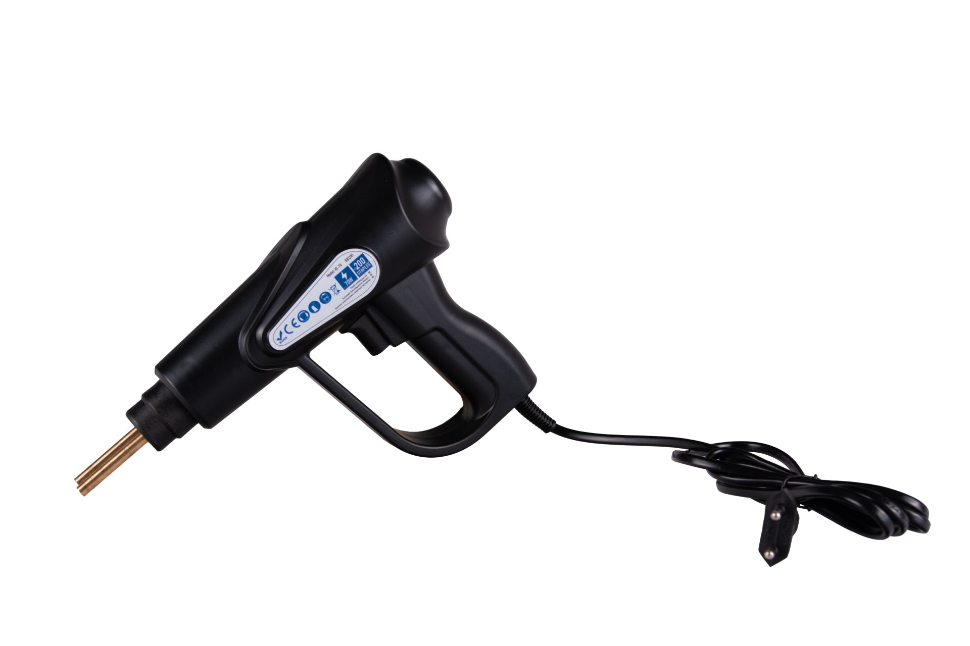 Pistola per saldatura e riparazione plastica 70 w, set saldatrice con 200 pezzi