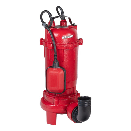 Pompa sommersa acque nere, elettropompa a immersione 1100W 1" 230L/min 9M RAIDER RD-CAWP55