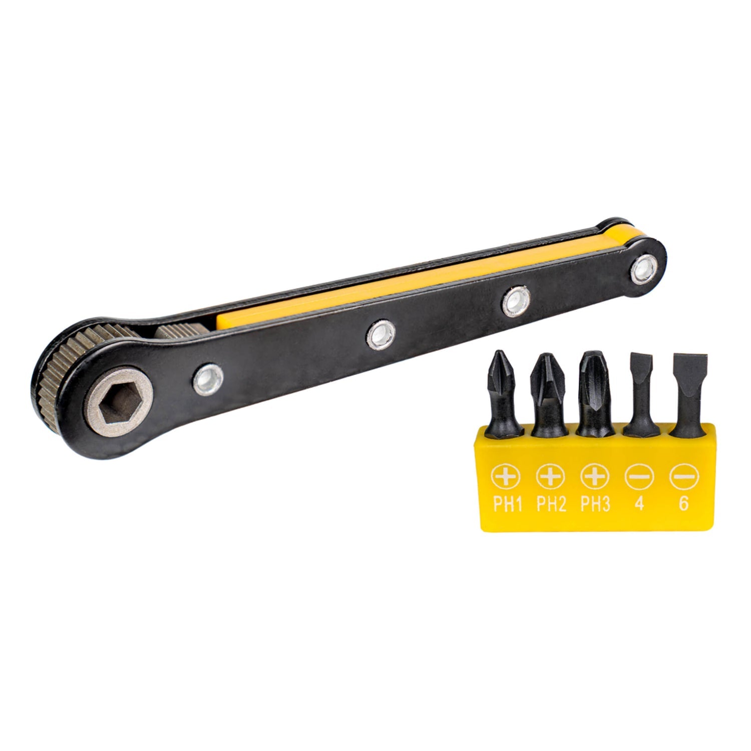 Set completo di inserti con cricchetto per fai-da-te e professionisti, set di bit avvitamento con cricchetti, 6 pezzi Topmaster