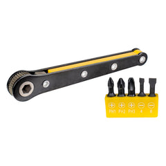 Set completo di inserti con cricchetto per fai-da-te e professionisti, set di bit avvitamento con cricchetti, 6 pezzi Topmaster