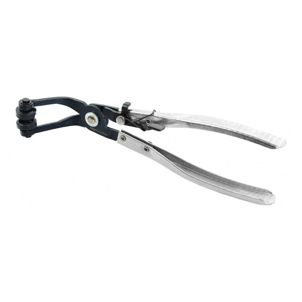 Pinza curva per fascette elastiche auto, stringitubo universale, a clic per montaggio smontaggio morsetti, Topmaster Pro