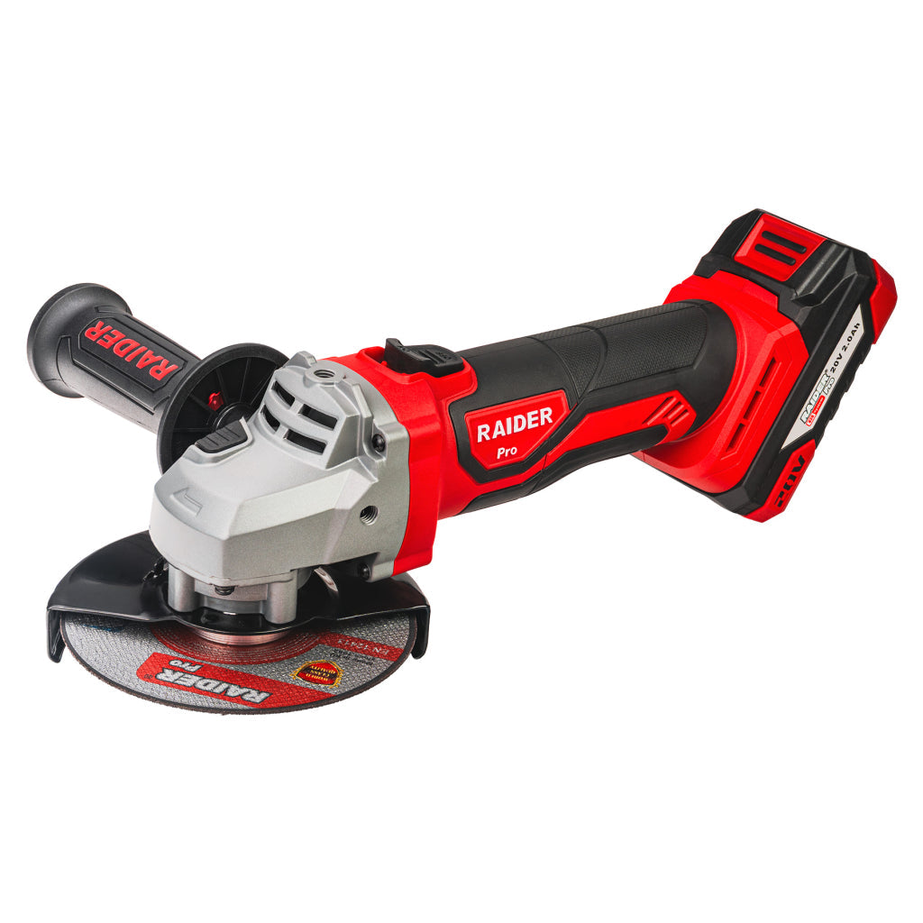 Avvitatore a impulsi a batteria, impact driver/trapano a percussione – 50 Nm 320 Nm, 1/2", smeragliatrice angolare 125 mm con 2 batterie 2x2Ah Raider Pro