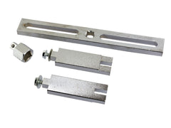 Chiave ghiera pompa adatto per benzina - universale regolabile Ø122-199mm, alta qualità per serbatoio carburante, strumento in metallo di smontaggio del tappo del serbatoio per auto, resistente e affidabile, chiave smontaggio pozzetto della sonda livello