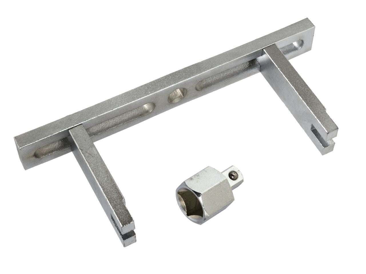 Chiave ghiera pompa adatto per benzina - universale regolabile Ø122-199mm, alta qualità per serbatoio carburante, strumento in metallo di smontaggio del tappo del serbatoio per auto, resistente e affidabile, chiave smontaggio pozzetto della sonda livello