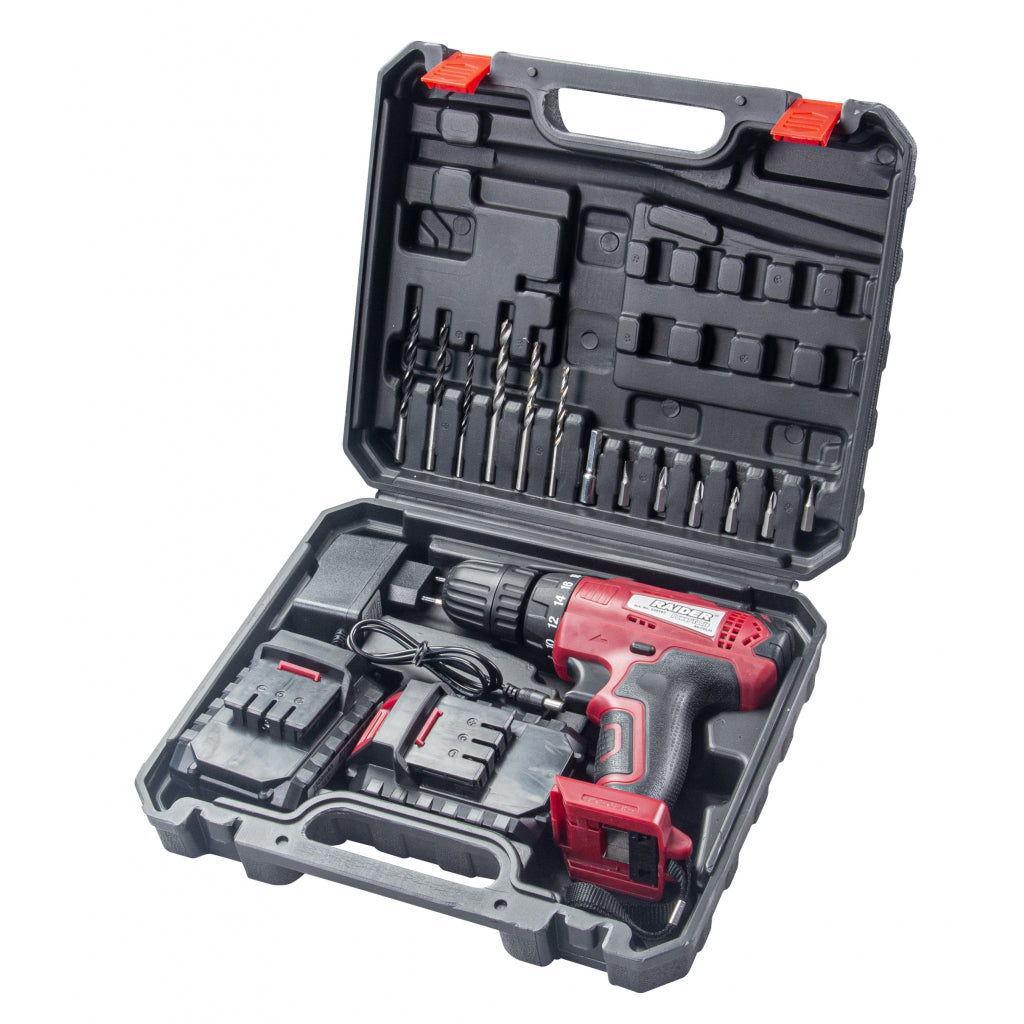 Trapano avvitatore a batteria 12v 2 x 1.5ah Raider Rd-Cdl34