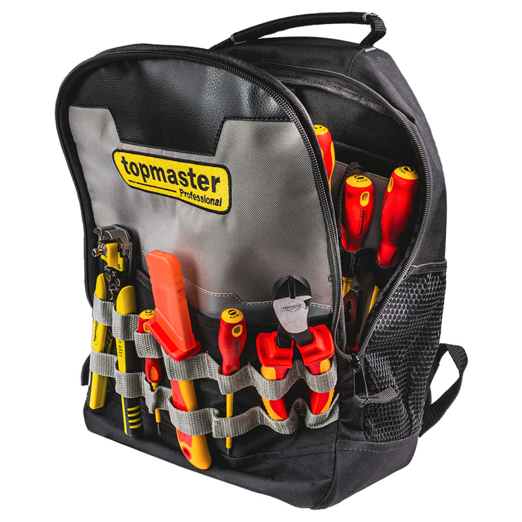 Zaino borsa porta attrezzi utensili elettroutensili portautensili vuoto, zaino portautensili Top Master Pro