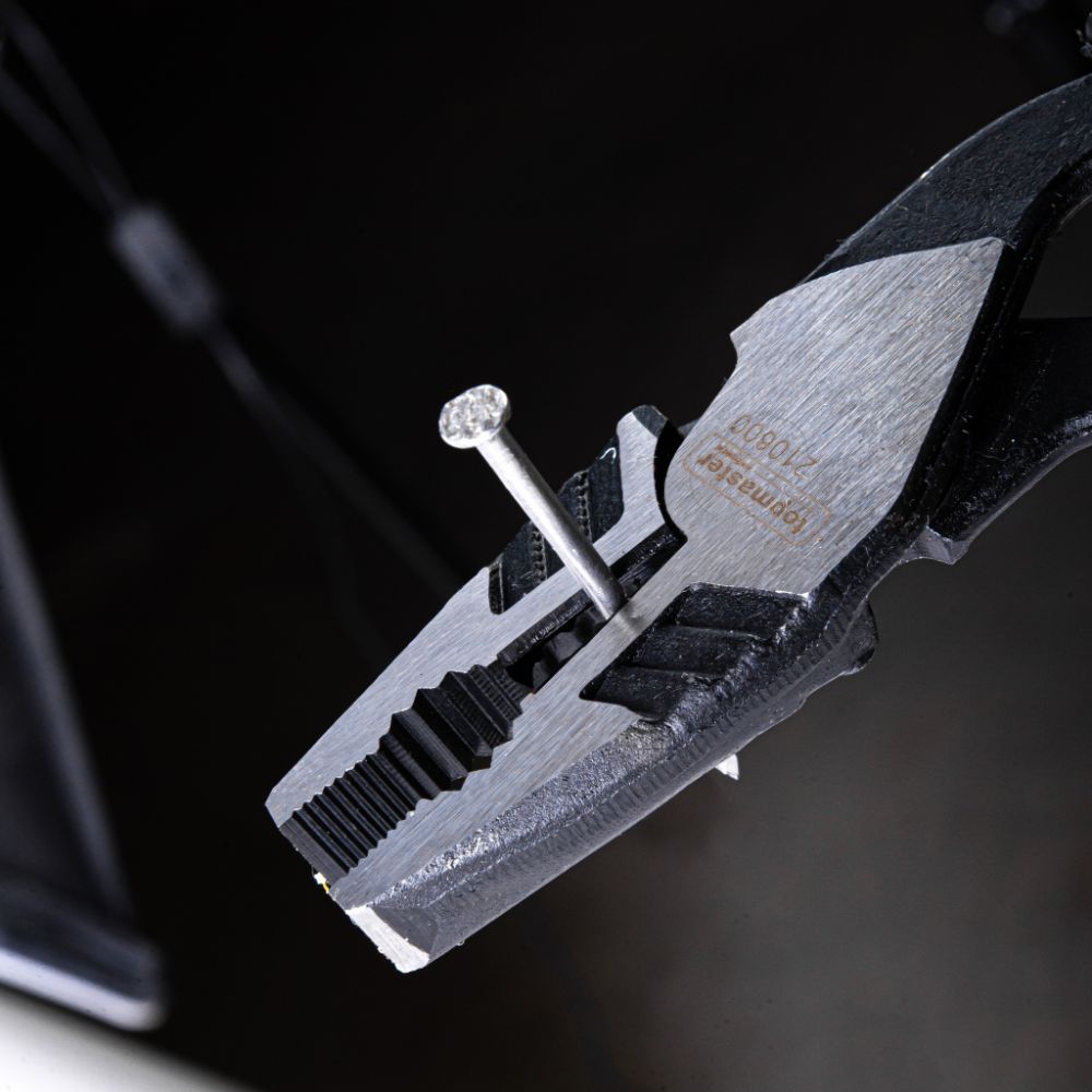 Pinza combinata con testa curva 190 mm Topmaster