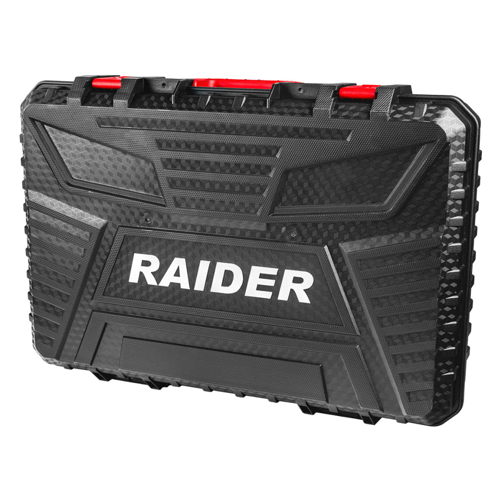 Avvitatore a impulsi a batteria, impact driver/trapano a percussione – 50 Nm 320 Nm, 1/2", smeragliatrice angolare 125 mm con 2 batterie 2x2Ah Raider Pro