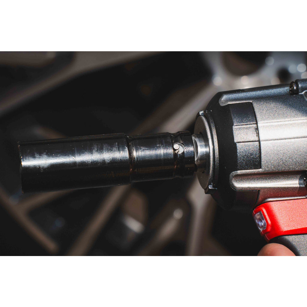 Avvitatore a impulsi a batteria, impact driver/trapano a percussione – 50 Nm 320 Nm, 1/2", smeragliatrice angolare 125 mm con 2 batterie 2x2Ah Raider Pro