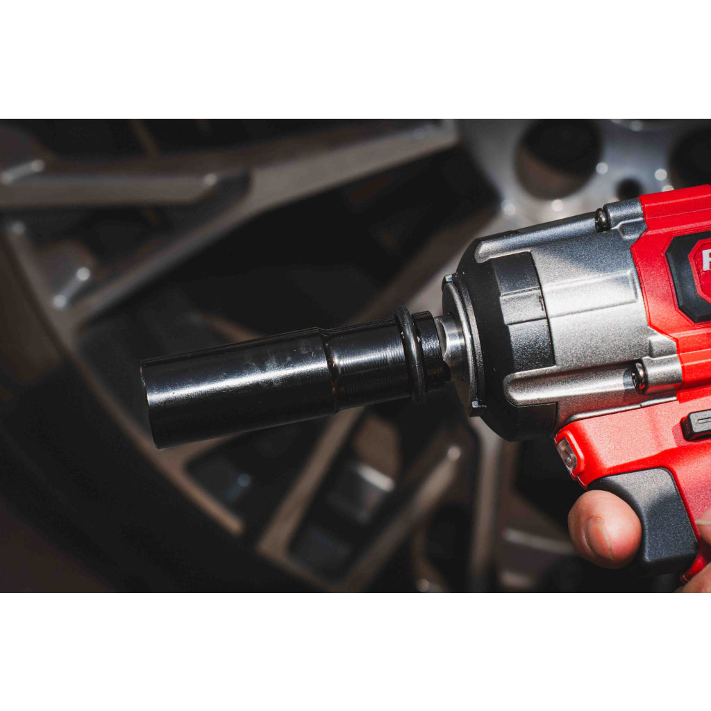 Avvitatore a impulsi a batteria, impact driver/trapano a percussione – 50 Nm 320 Nm, 1/2", smeragliatrice angolare 125 mm con 2 batterie 2x2Ah Raider Pro