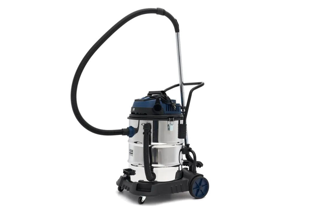 Aspirapolvere aspiratore industriale secco umido per officina casa e auto 2400 W 80 l HBM