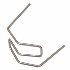 Set 50 graffette caldo, graffette ondulate saldatura plastica, auto paraurti plastica saldatura riparazione cucitrice a caldo, angolo esterno (90°) da 0,8 mm, tipo convesso graffette