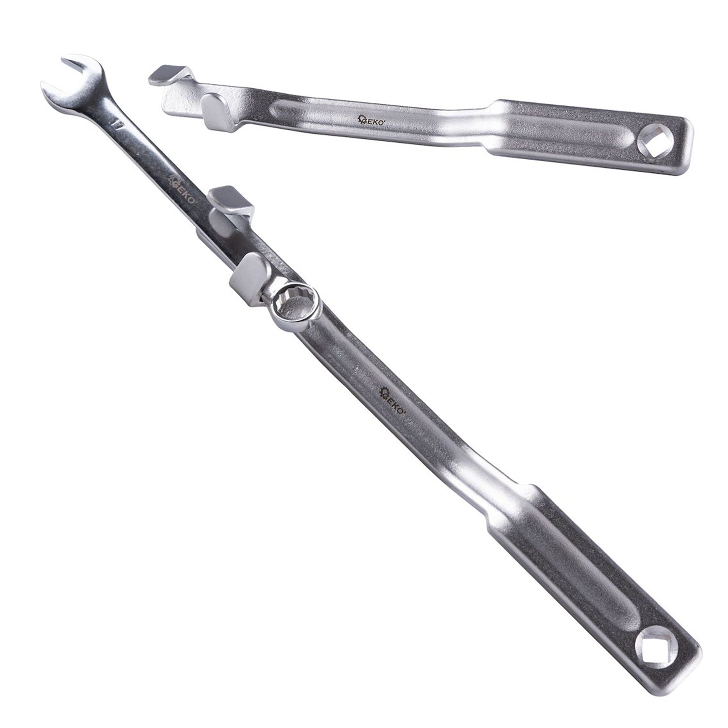 Prolunga per chiave inglese, universale, per la massima leva, per riparazione auto e meccanica, estensione per chiavi combinate e punti difficili da raggiungere, 340 mm, Geko