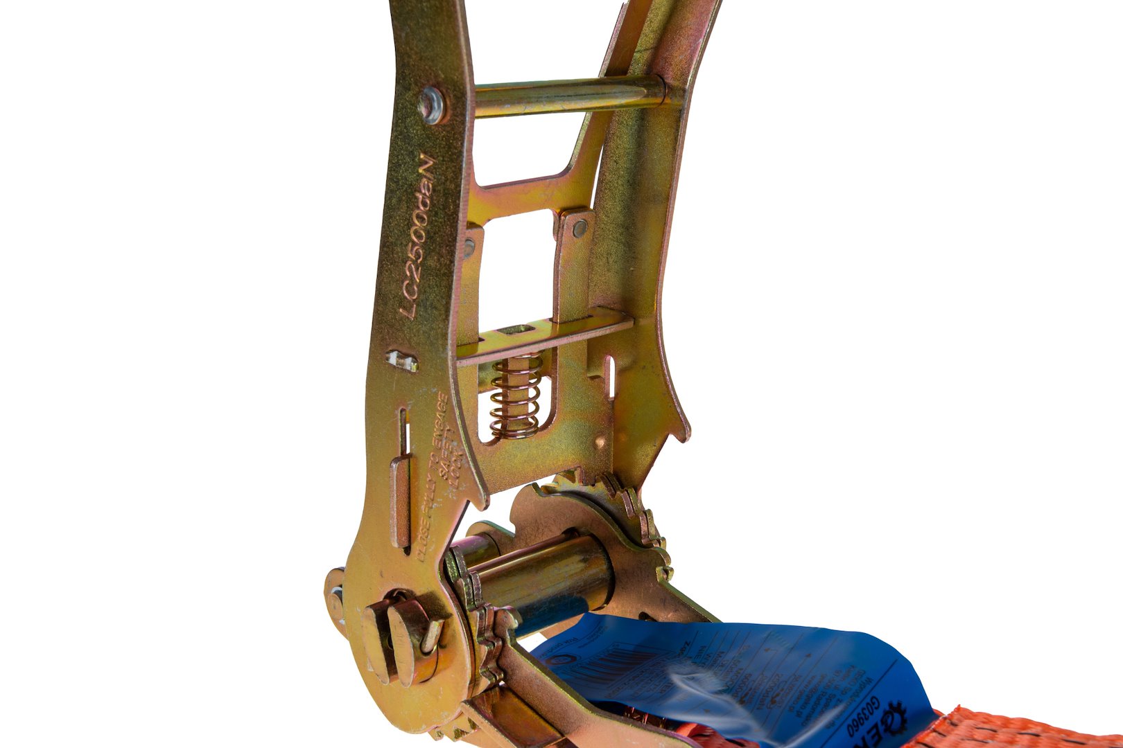 Cinghia di ancoraggio merci con cricchetto Ergo e gancio 10m x 50mm 5T