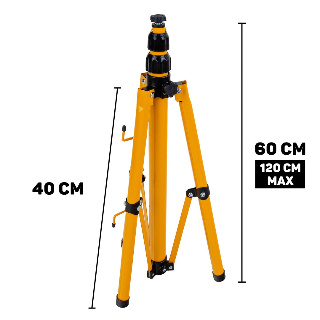 Faretto LED da cantiere 2 x 50w, faretto lavoro, faro LED portatile IP66 impermeabile, 6500k per esterno, lavori, giardini e garage