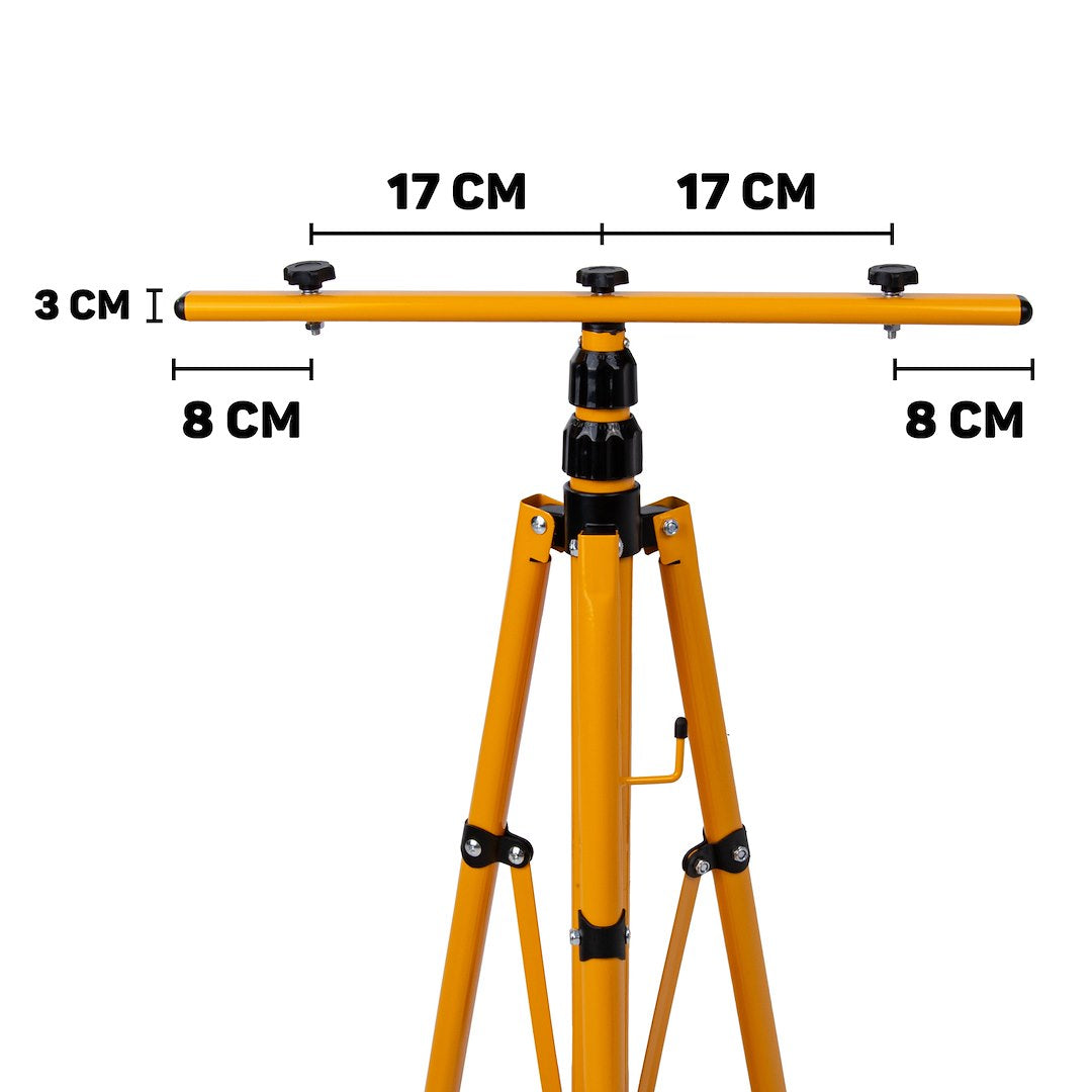 Proiettore LED 100 w con treppiede telescopico regolabile 60–160 cm, bianco neutro 4500K IP66 KELTIN