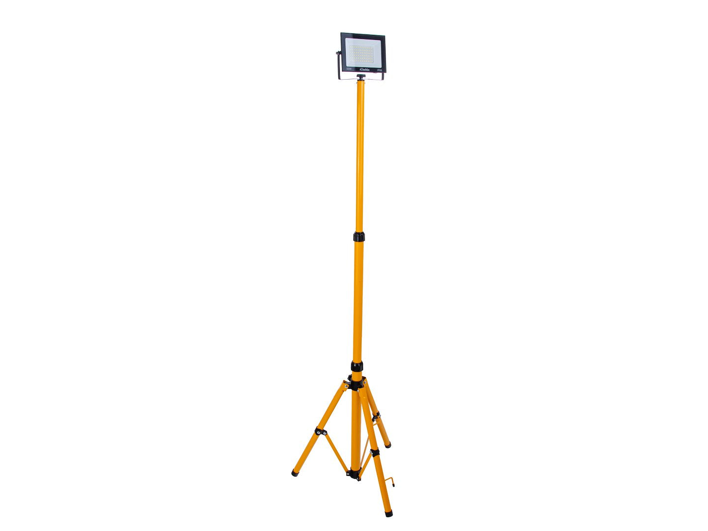 Proiettore LED 50 w con treppiede telescopico regolabile 60–160 cm, bianco neutro 4500K 4500 LM GEKO