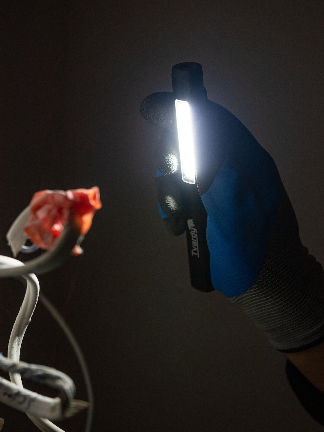 Lampada da lavoro magnetica ricaricabile a LED COB con laser e UV , 5W 800MAH 400LM, torcia da lavoro