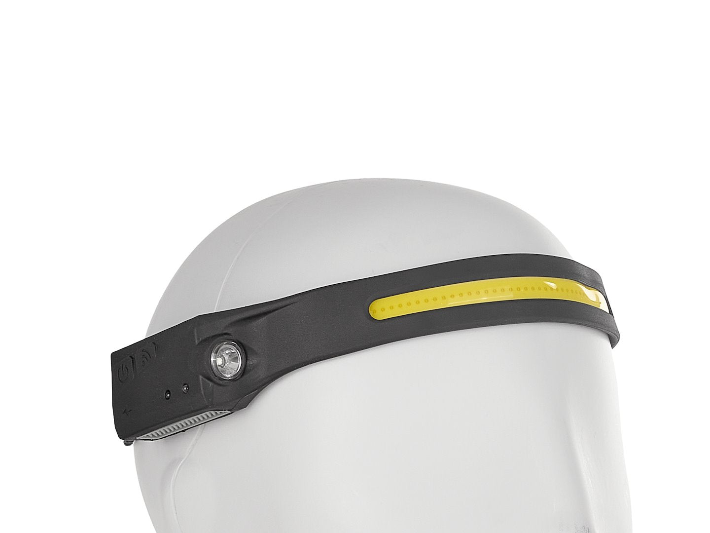 Lampada frontale con banda LED COB 3 w impermeabile , a batteria interna, con sensore di movimento , torcia frontale a striscia LED Geko